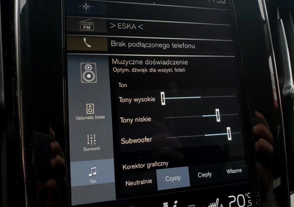 Volvo V60 Cross Country cena 124900 przebieg: 123961, rok produkcji 2020 z Warszawa małe 742